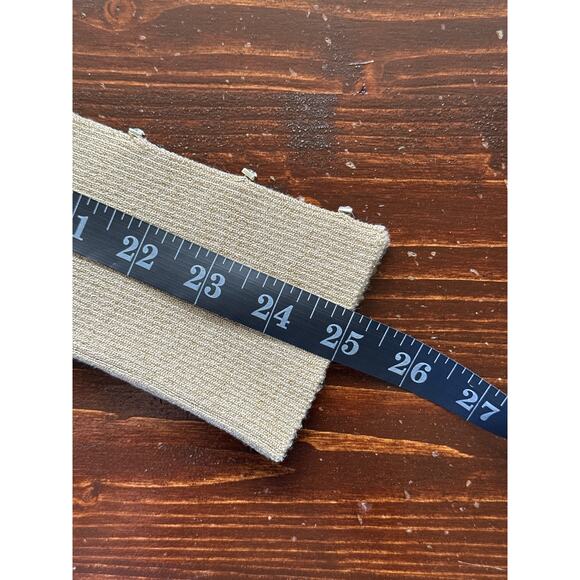 VTG Y2K Cache Gold Rhinestone Turtleneck Tunic M City Nights Holiday New Years - Picture 13 of 15